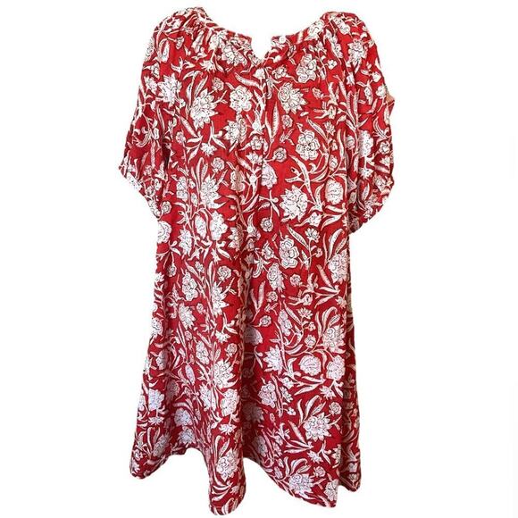 Smith & Quinn Posie Dress in Summer Wine Red White Size Medium - Picture 1 of 9